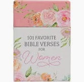 101 Favorite Bible Verses for Women Pink Floral Box of Blessings