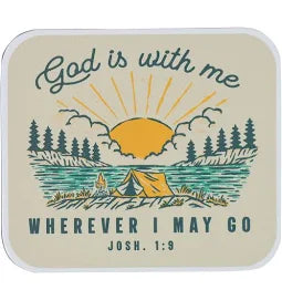 God is with Me Magnet - Joshua 1:9
