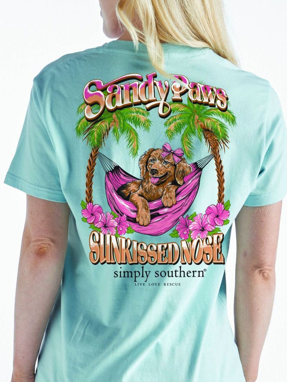Simply Southern Youth Sandy Paws Shirt