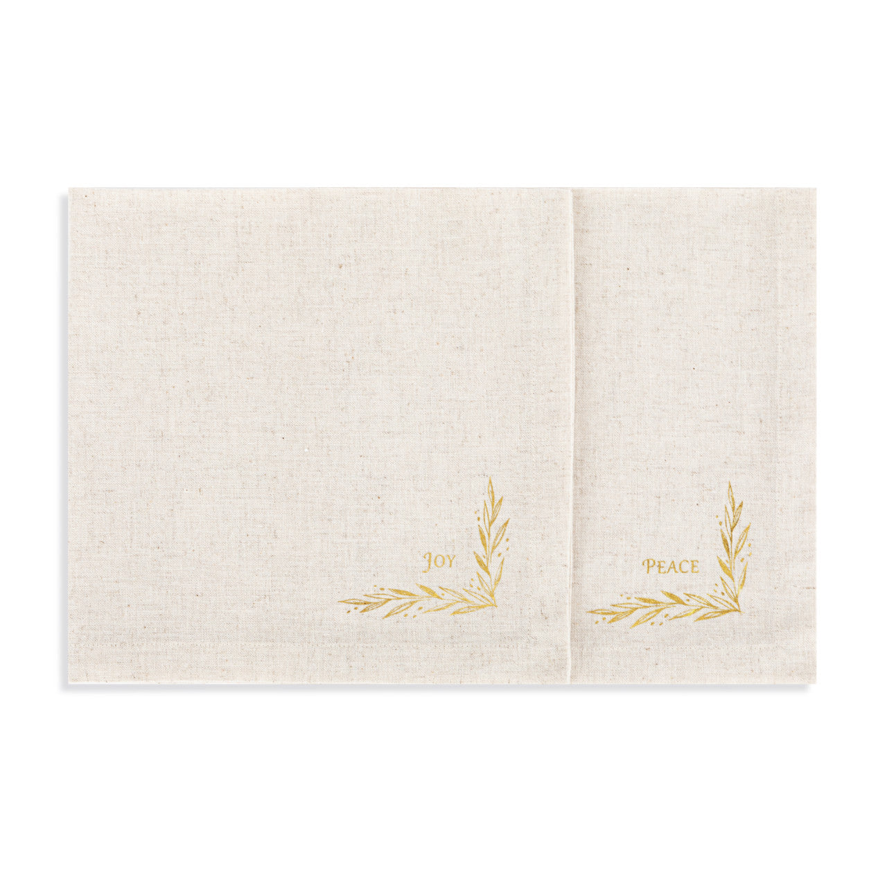 Peace & Joy Linen Napkins - Set of 2