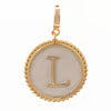 Pearl and Gold Madison Initial Charms