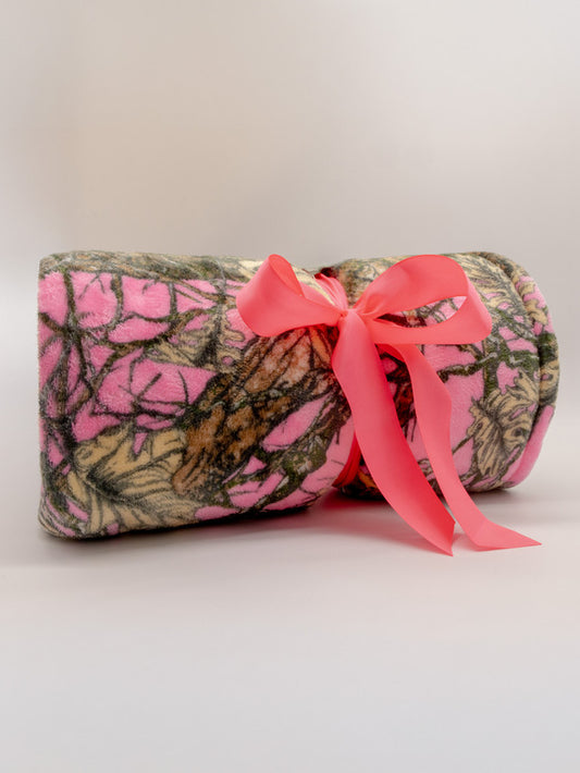 Simply Southern Pink Camo Blanket