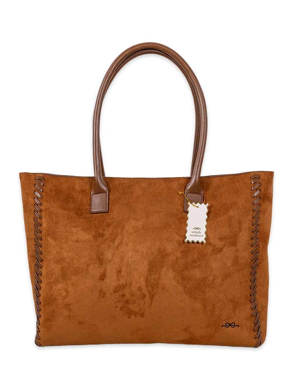 Simply Southern Emercy Suede Brown Bag