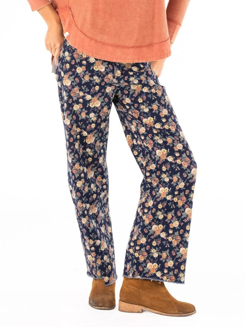 Simply Southern Printed Floral Pant