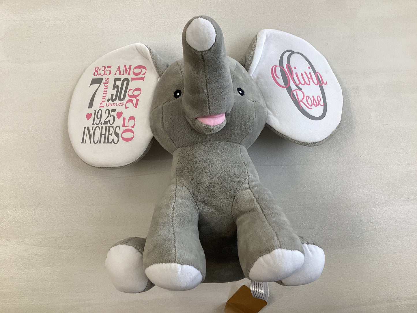 Birth Announcement Elephant