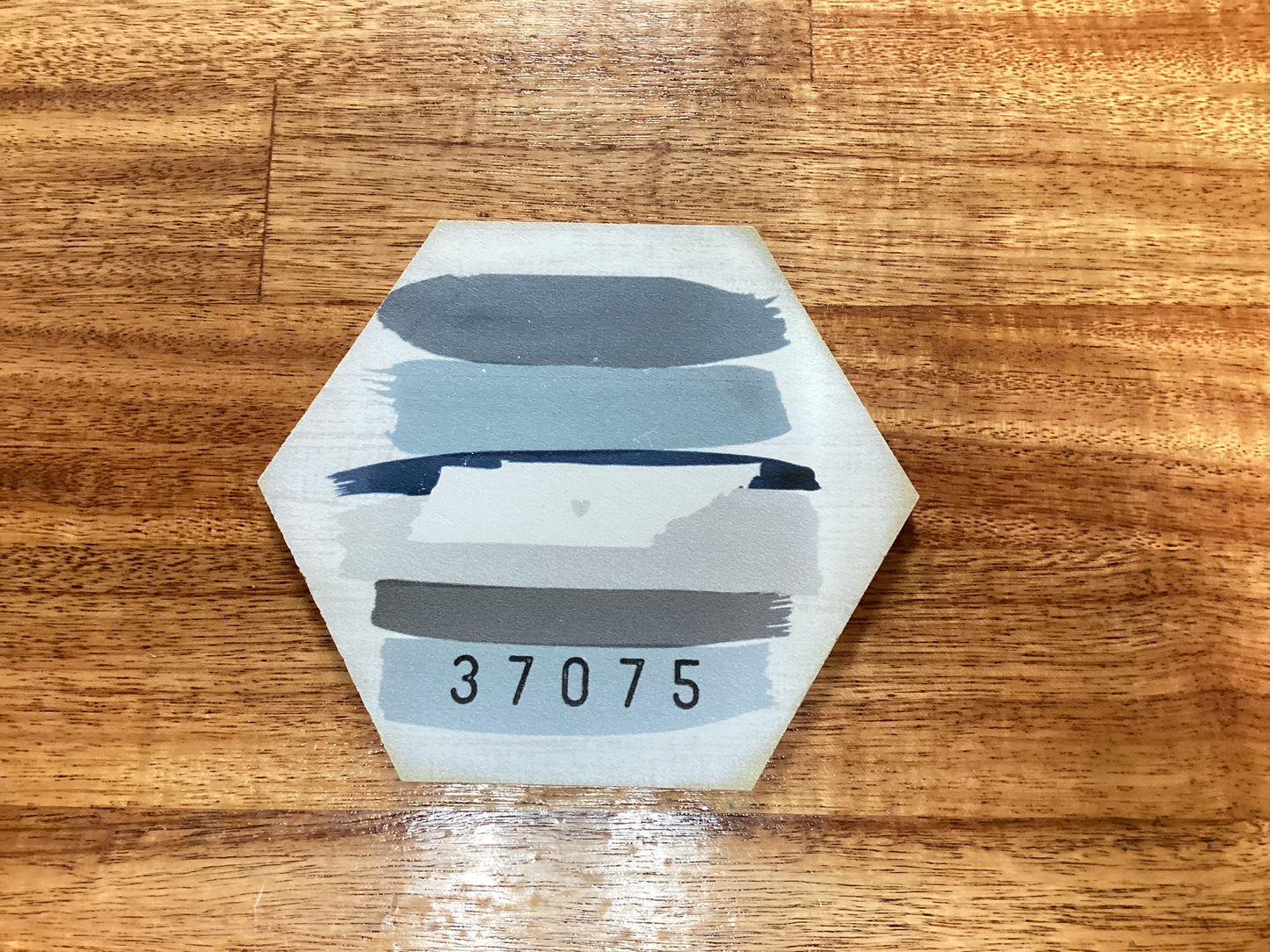 Zip Code Magnet Wooden Coasters