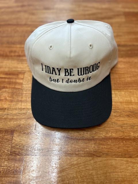 I May be Wrong 5-Panel Relaxed Hat