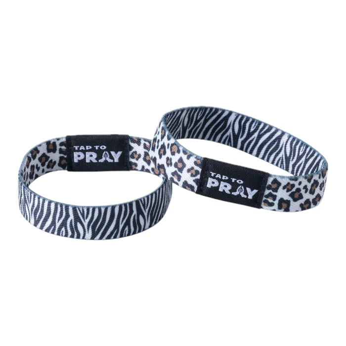 Tap To Pray™ Wristbands - Safari Leopard