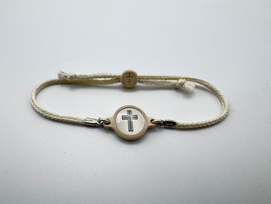 Survivor Series Bracelet - Vanilla + Cross