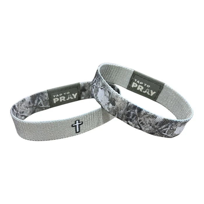 Tap To Pray™ Wristbands - Forest camo