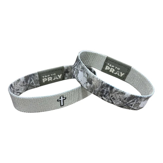 Tap To Pray™ Wristbands - Forest camo
