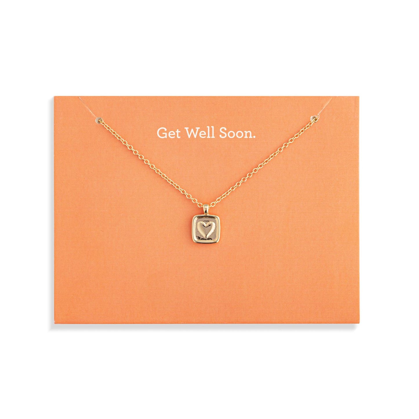 Gold Heart Necklace Collection - 16in