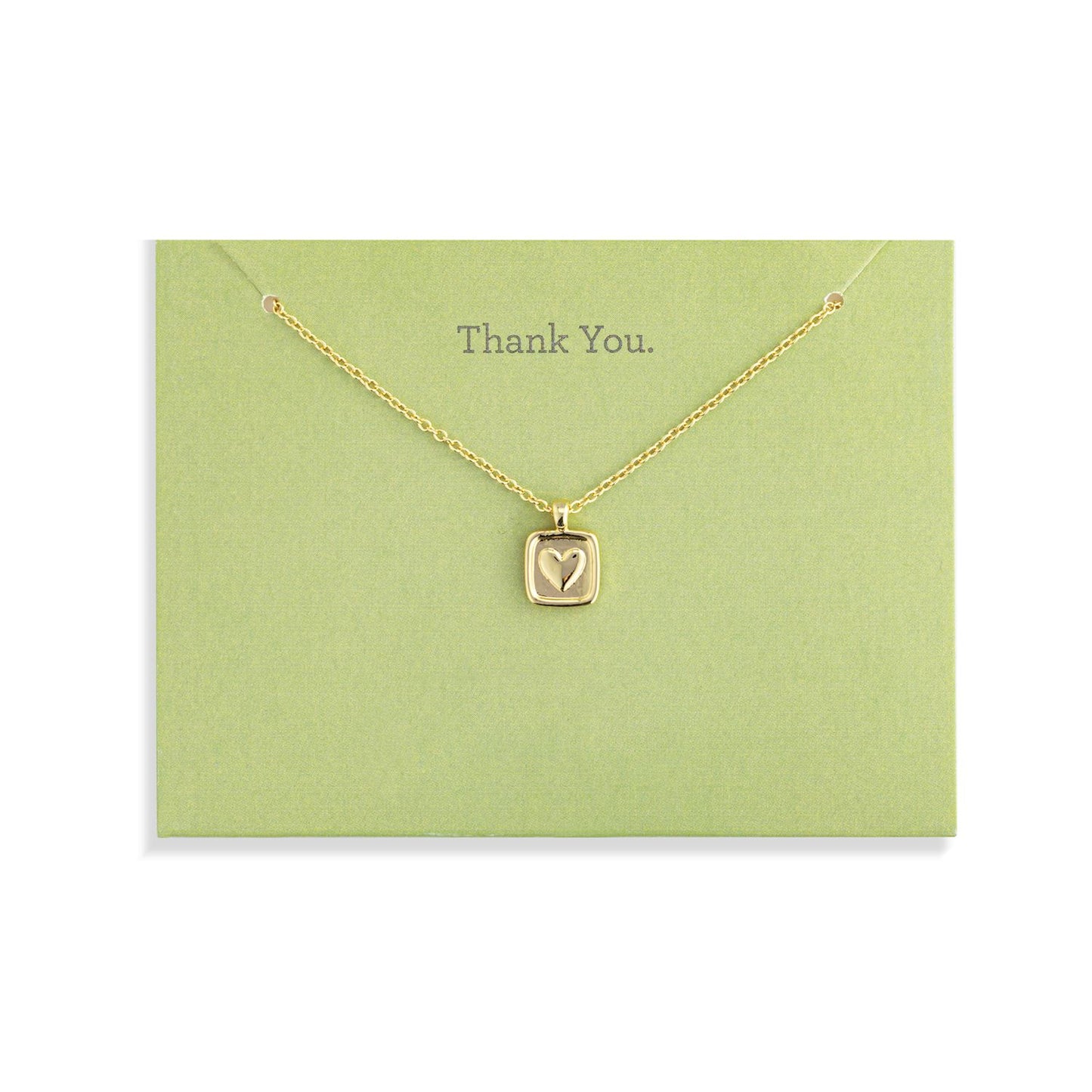Gold Heart Necklace Collection - 16in