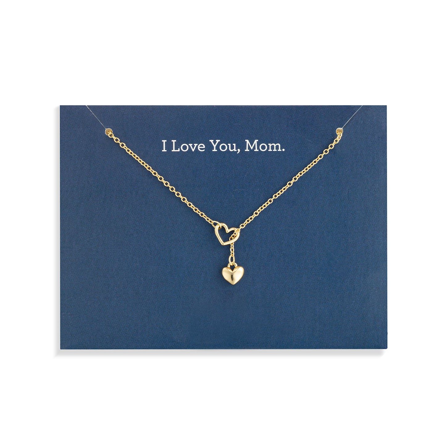 Gold Heart Necklace Collection - 16in