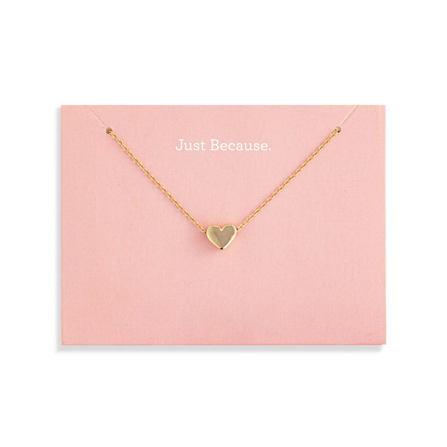 Gold Heart Necklace Collection - 16in