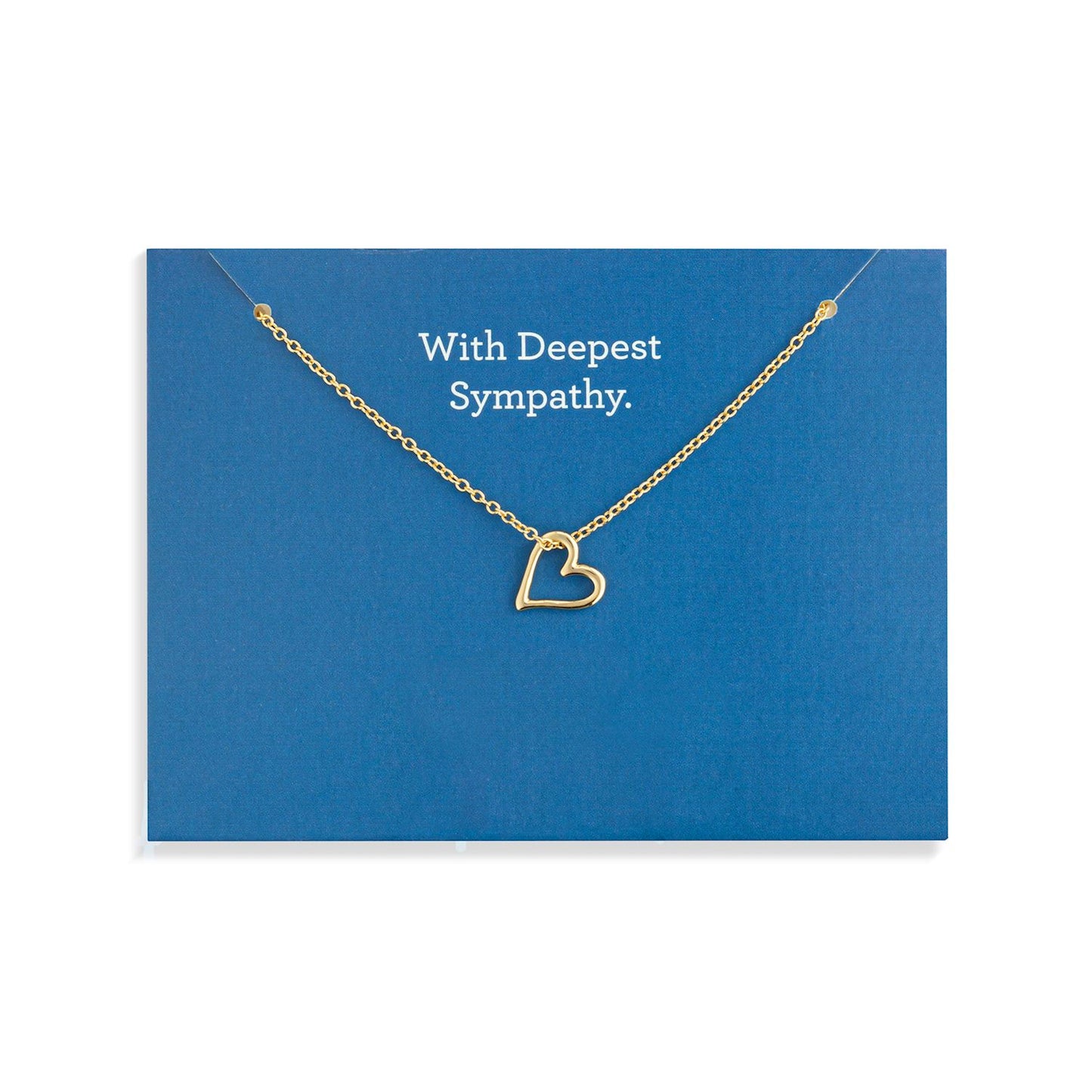 Gold Heart Necklace Collection - 16in