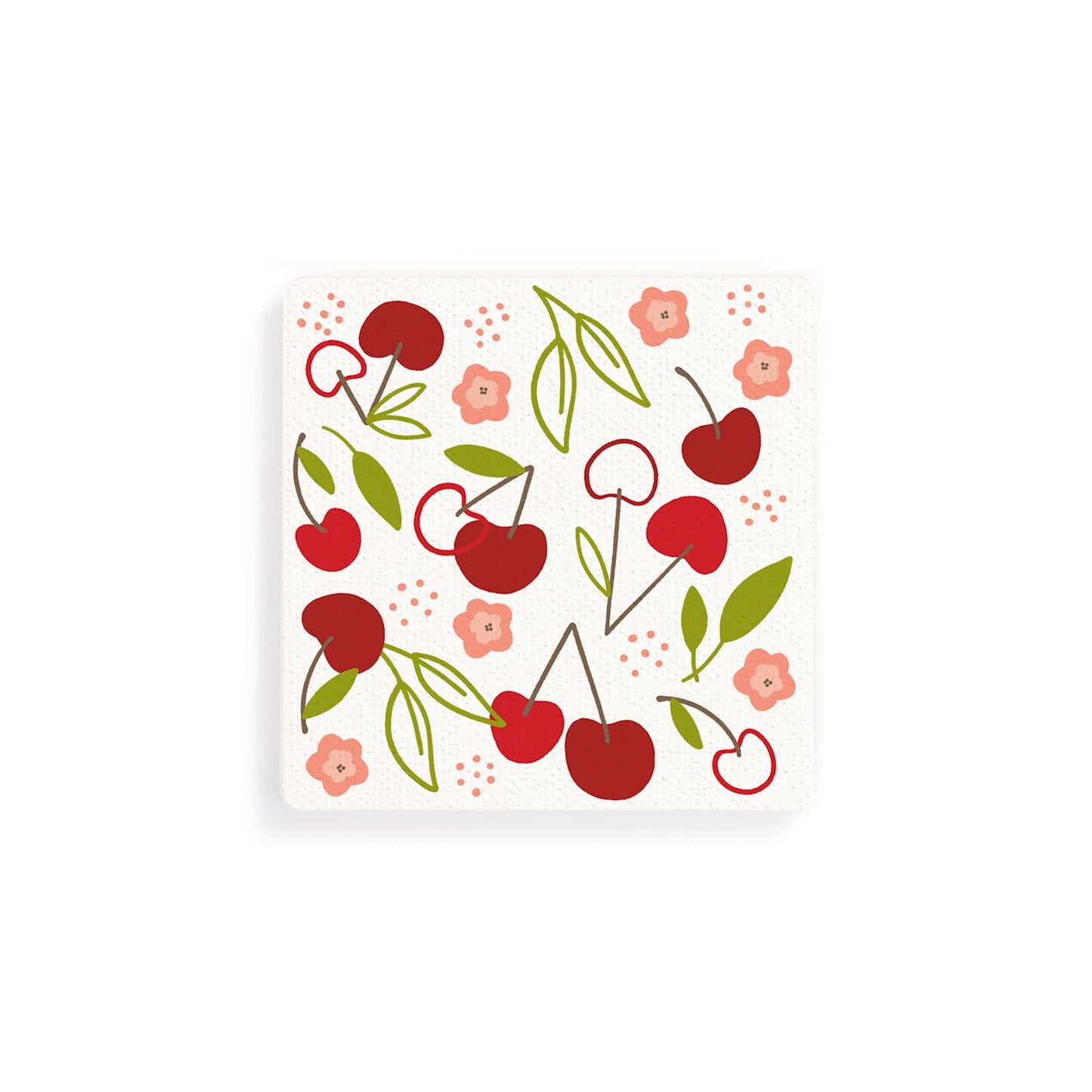 Cherries Coasters - Set of 4