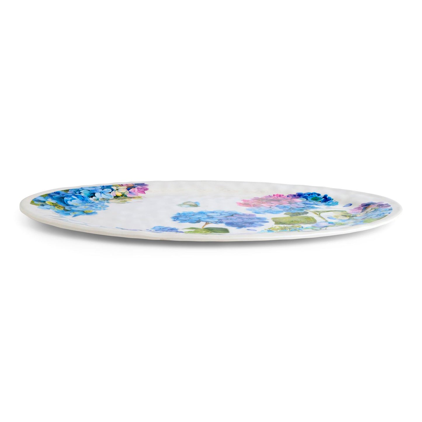 Hydrangea Large Melamine Oval Platter