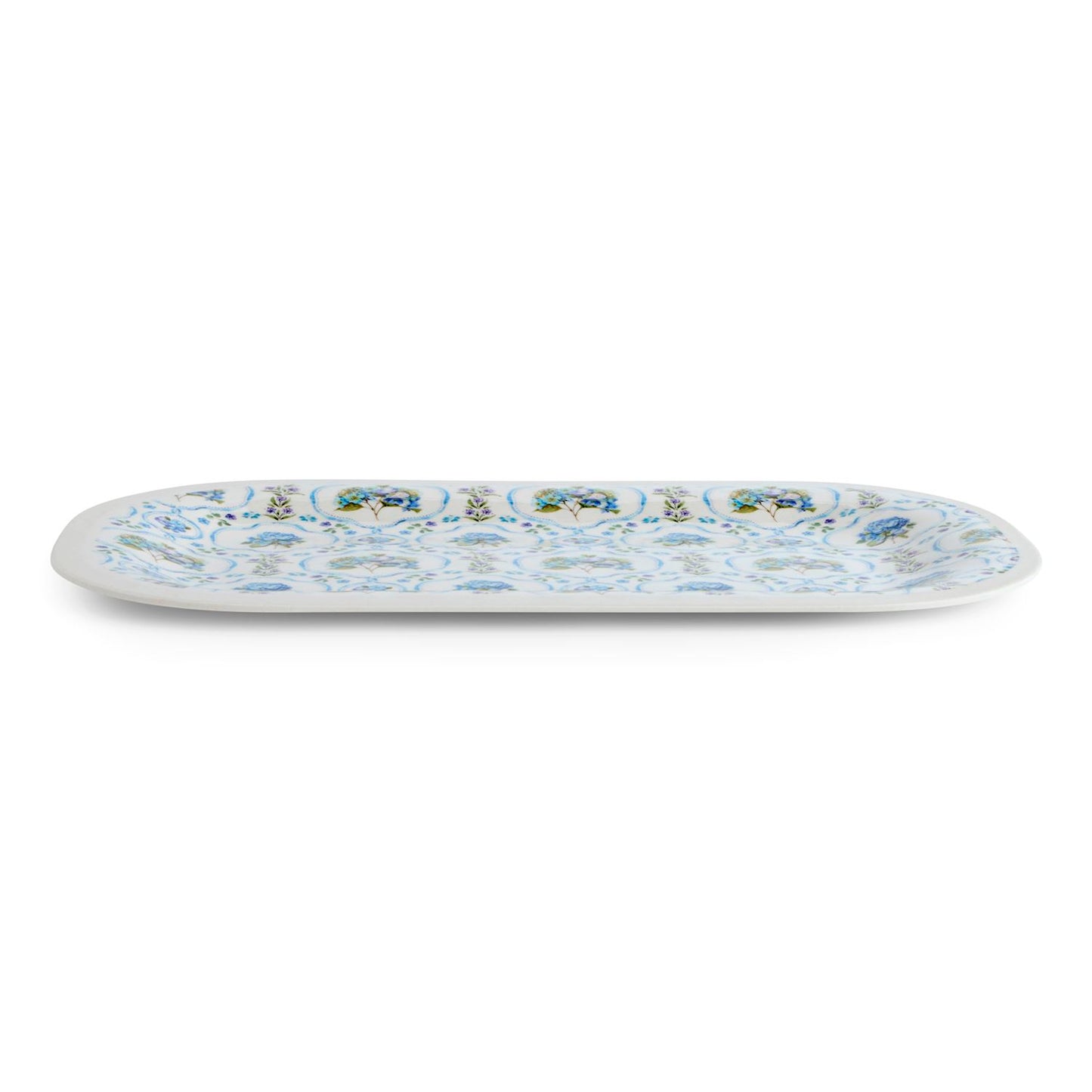 Hydrangea Medium Melamine Rectangular Platter