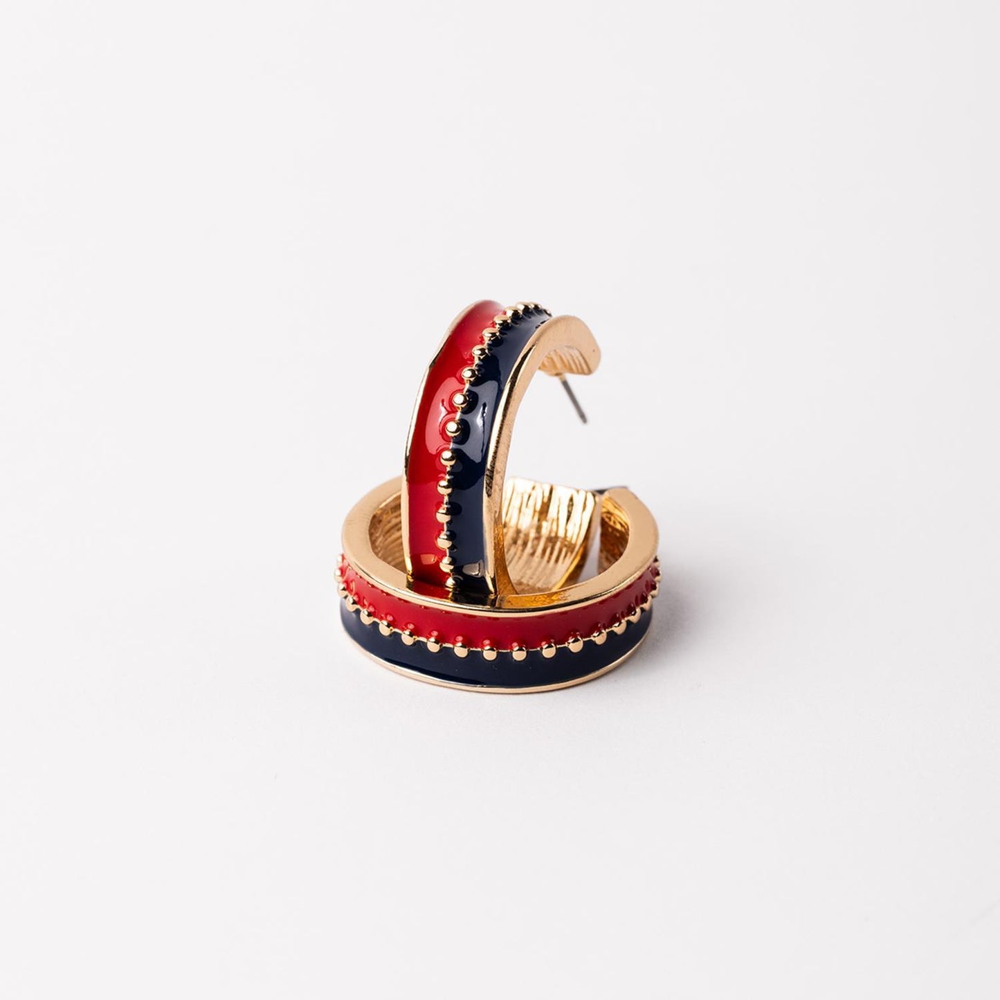Meaghan Red & Blue Earrings