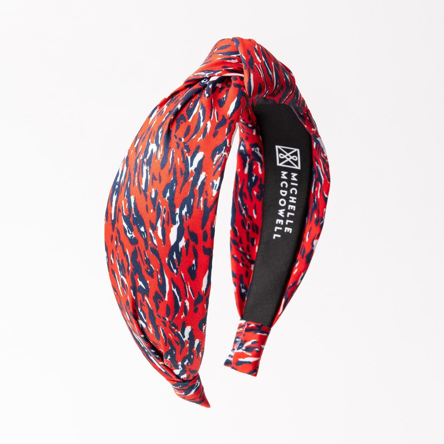 Luna Tiger Tail Red & Blue Headband