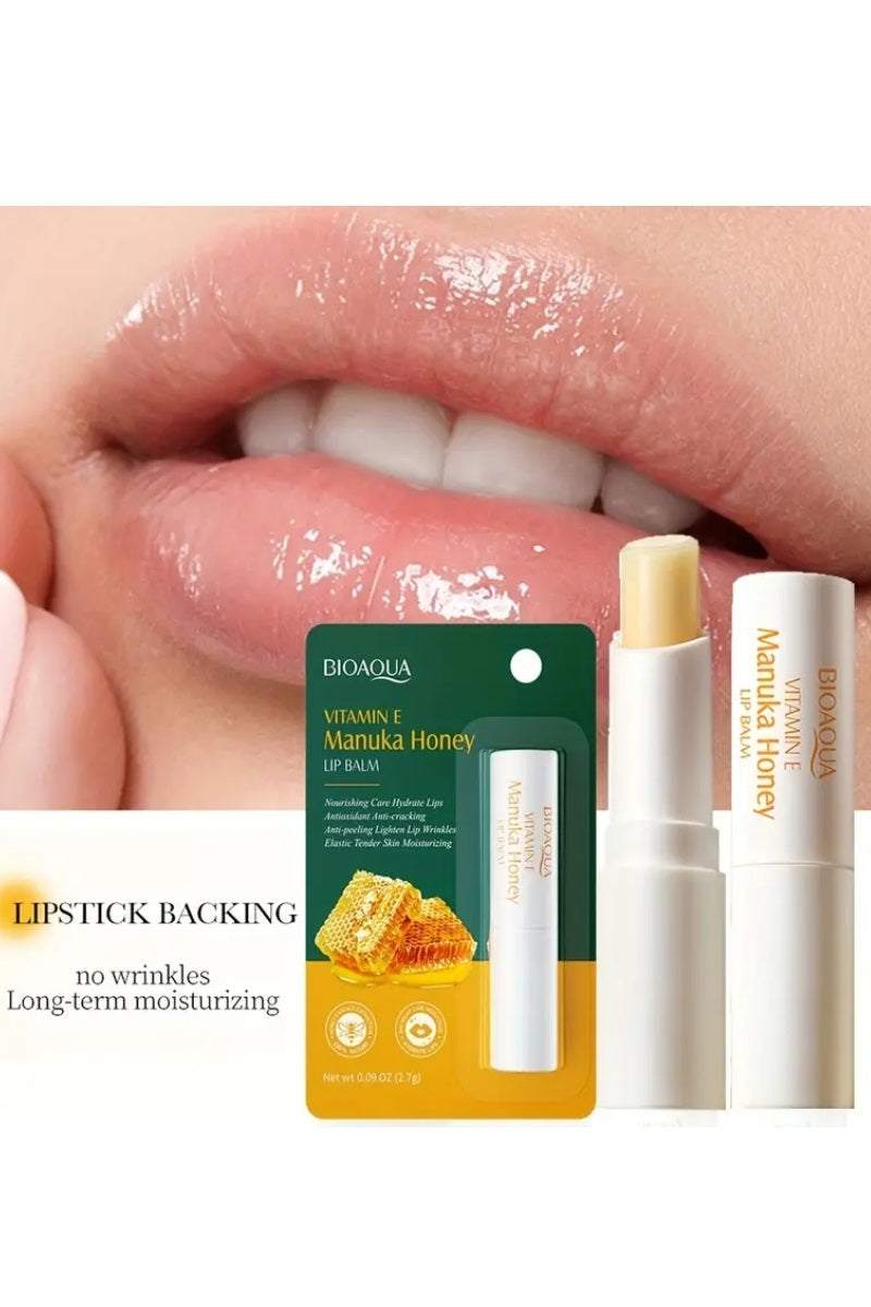 Vitamin e manuka honey lip balm