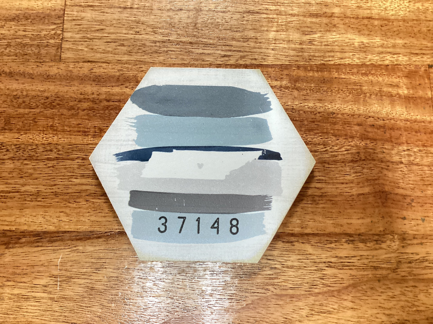 Zip Code Magnet Wooden Coasters