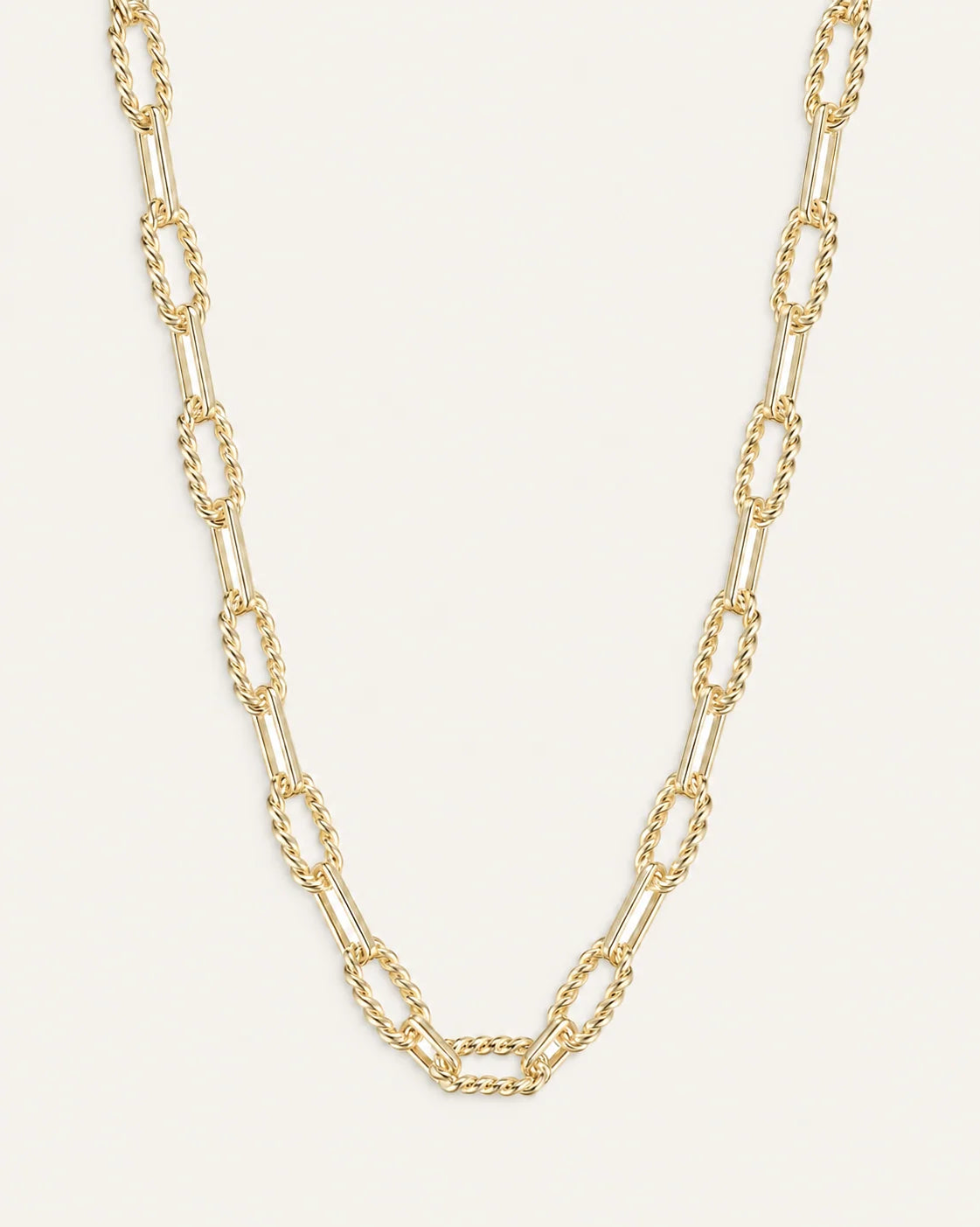 She's Spicy Mini Chain Link Necklace Gold