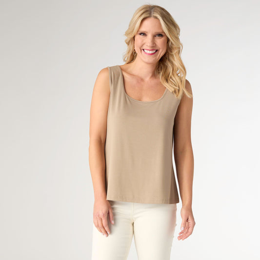 Soft Landing Tank - Taupe S/M