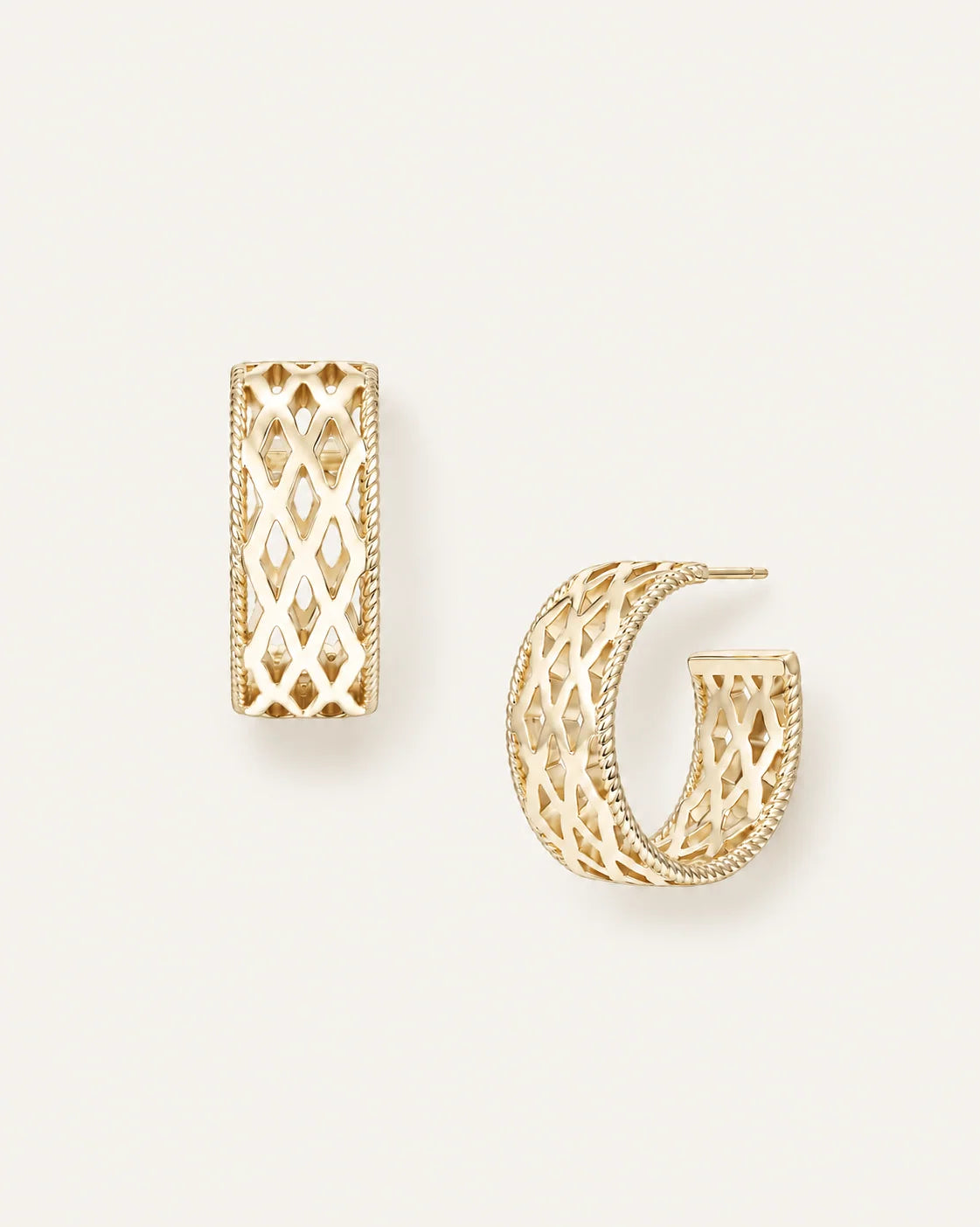 Graceful Mini Hoop Earrings Gold