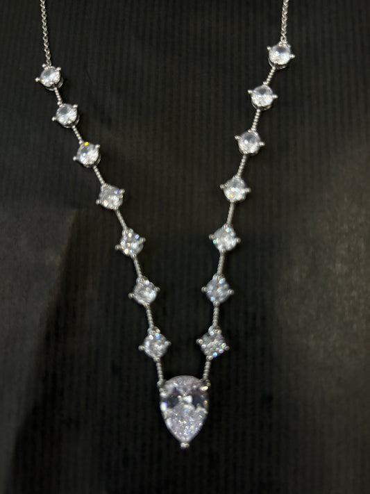 Teardrop Crystal Necklace