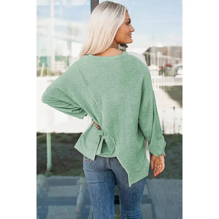 Bellamy Colorblock Asymmetrical Top