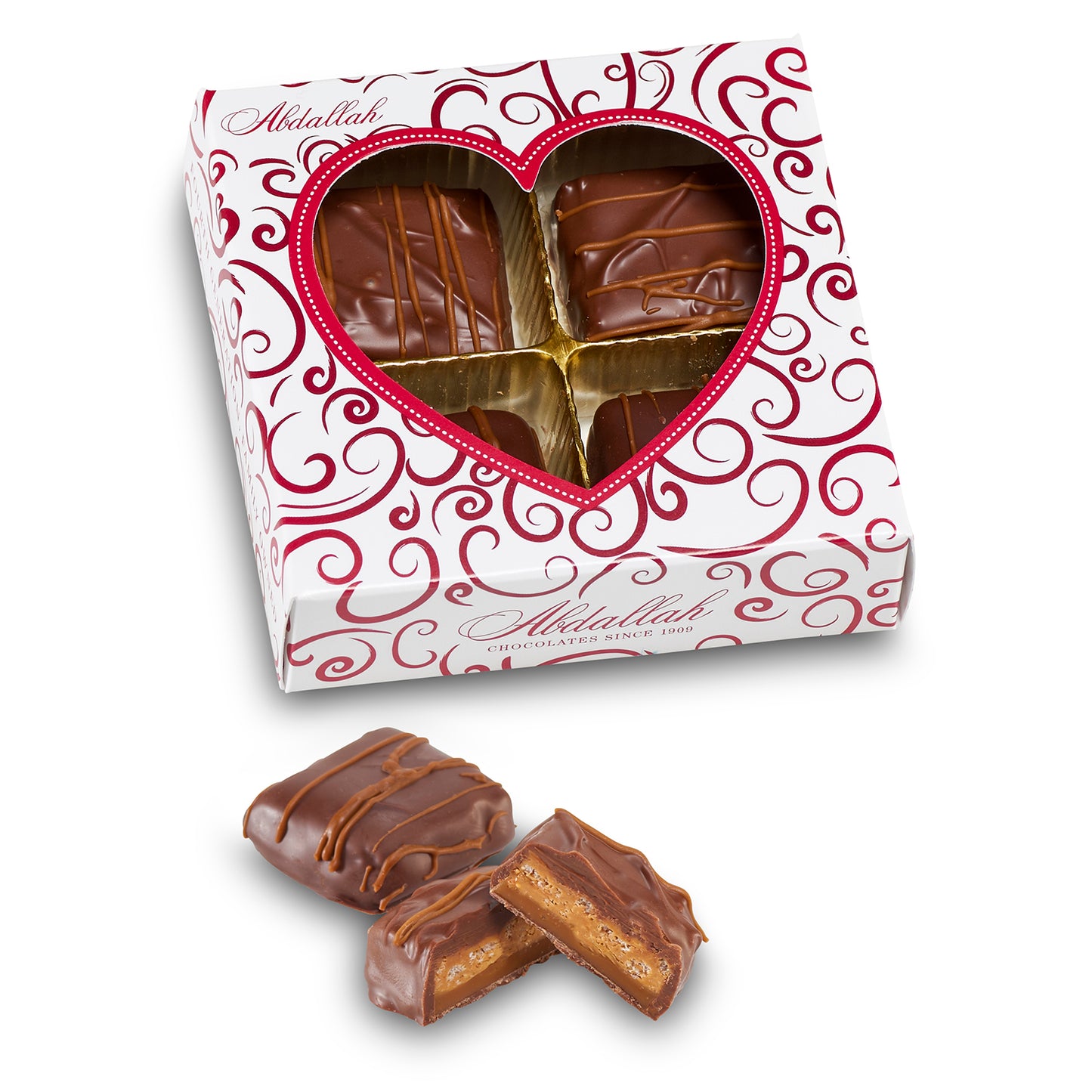 2oz Peanut Butter Caramel Crisp-Valentine Box