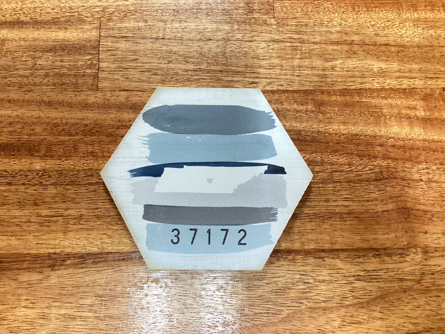 Zip Code Magnet Wooden Coasters
