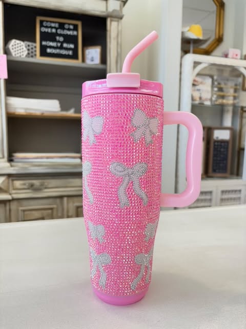 Simply Southern Rhinestone Bow Tumbler