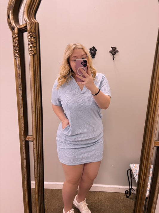 Simply Southern Dress Dry Fit Knit - ICE