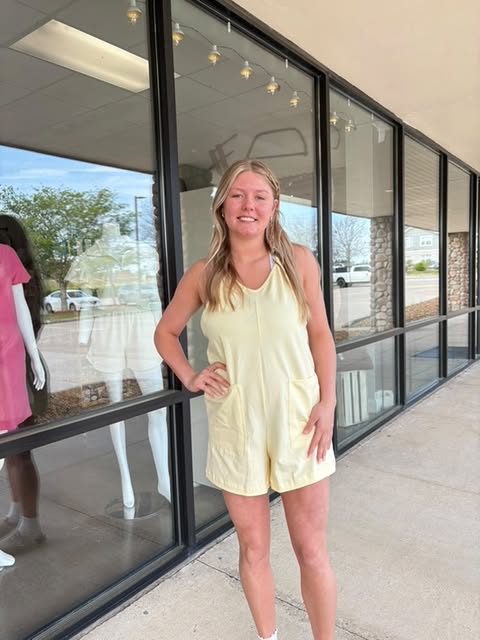 Cotton Lycra Sunny Romper