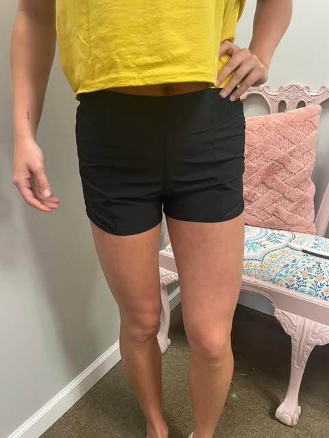Active Shorts With Mesh
