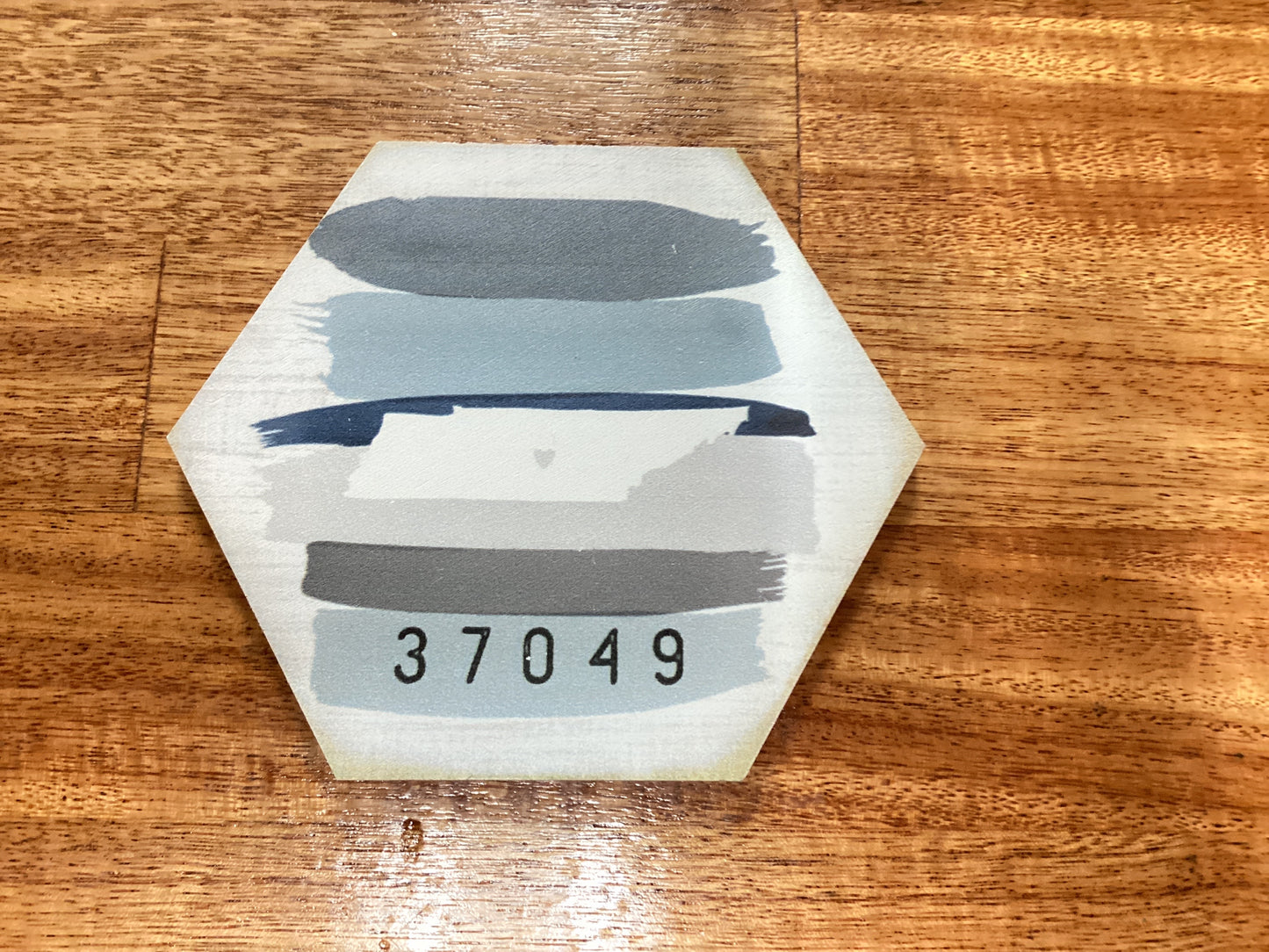 Zip Code Magnet Wooden Coasters