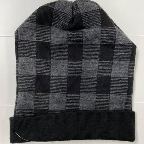 Checkered Beanie