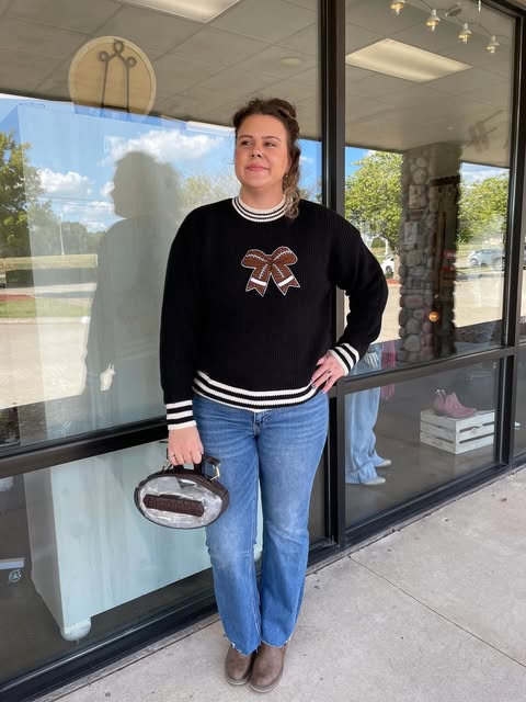 Simply Southern Harper Football Sweater