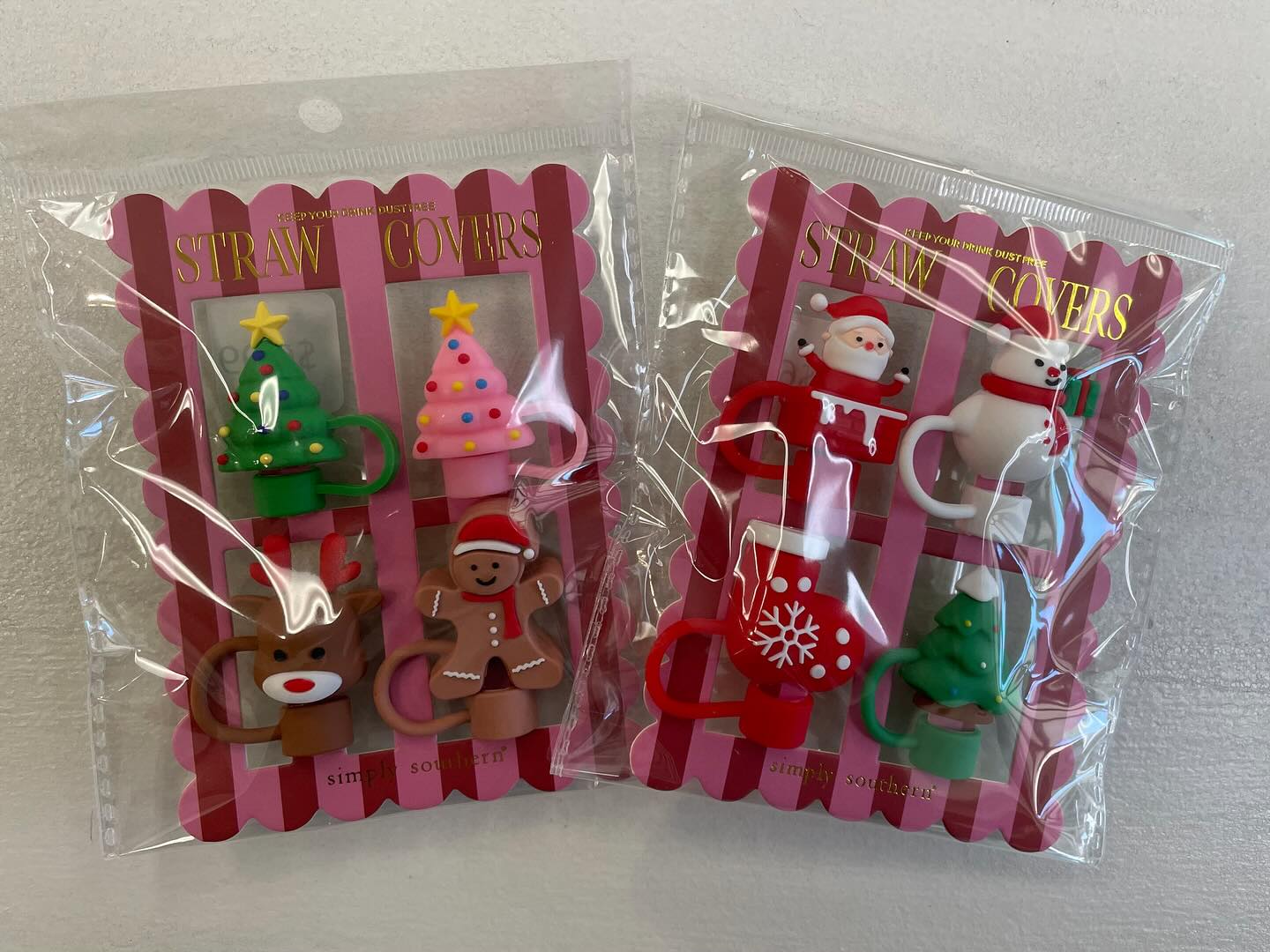 Simply Southern Holiday Straw Covers