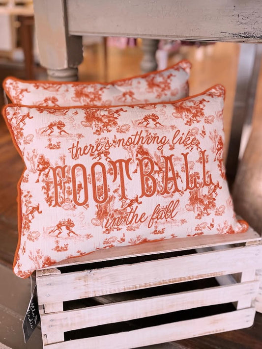 Football in the Fall Pillow
