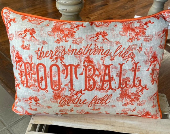 Football in the Fall Pillow