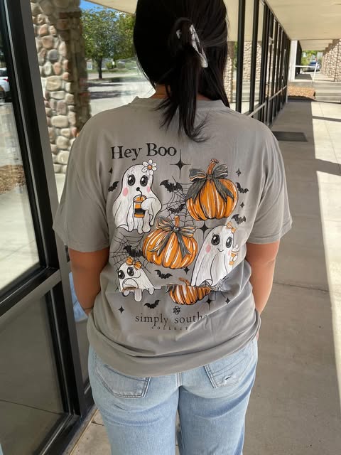 Simply Southern Hey Boo Short Sleeve Tee