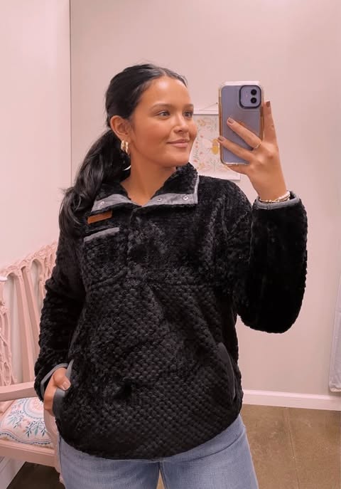 Simply Southern SOFT PULLOVER BLACK