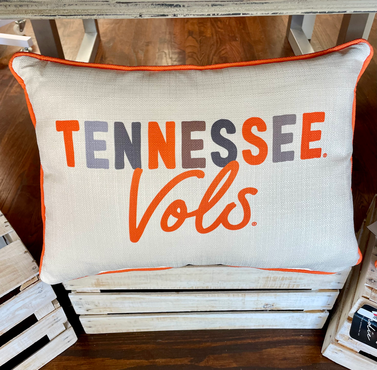 TN Volunteers Multi Color letters