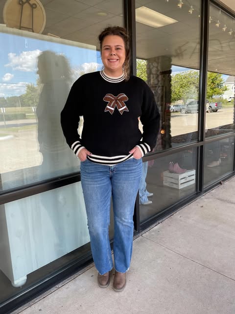 Simply Southern Harper Football Sweater