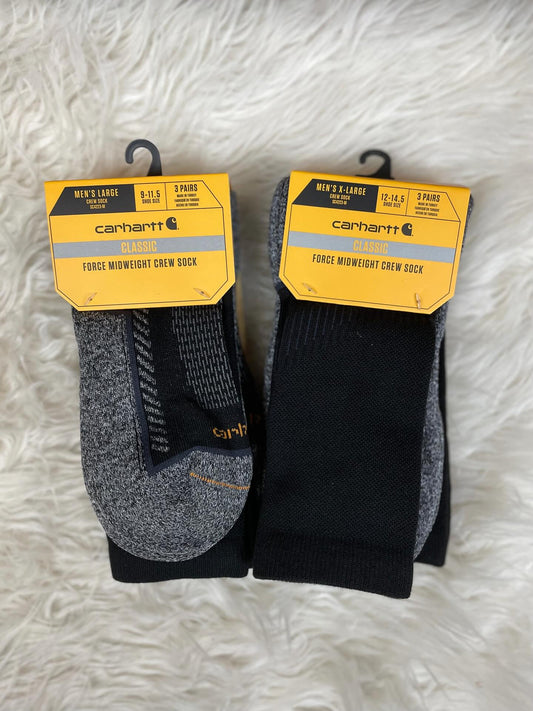 Carhartt Force® Midweight Crew Sock 3-Pack