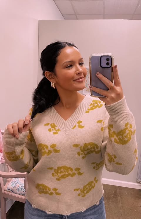 My Way Mustard Sweater